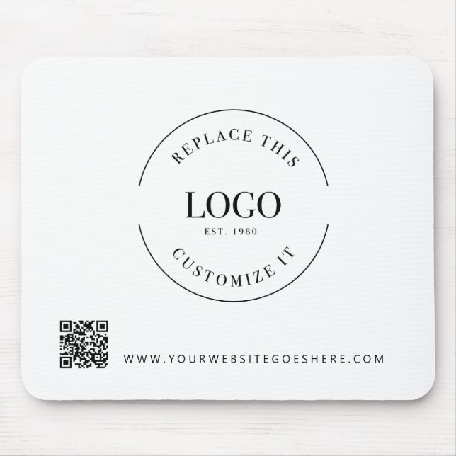 Unternehmensgeschenk Promo Custom Logo QR-Code Mousepad (Vorne)