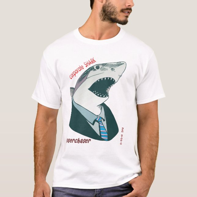 Unternehmenshaifisch T-Shirt (Vorderseite)