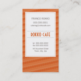 UNTERNEHMENSKARTE: Funky menu 6 Visitenkarte