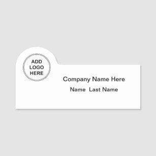 Unternehmenslogo-Entwurf Namensschild