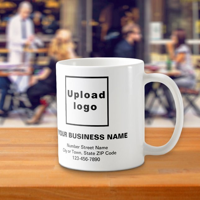 Unternehmensmarke auf Tasse (Mug with your business brand)