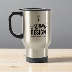 Unternehmensmarke Minimalistisches Geschäft  Reisebecher