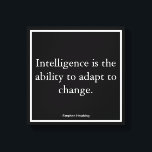 Unternehmensmotivation Hawking Typografie Leinwanddruck<br><div class="desc">Inspiration,  motivierendes Typografie-Design für das Unternehmensumfeld.</div>