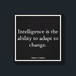 Unternehmensmotivation Hawking Typografie Leinwanddruck<br><div class="desc">Inspiration,  motivierendes Typografie-Design für das Unternehmensumfeld.</div>