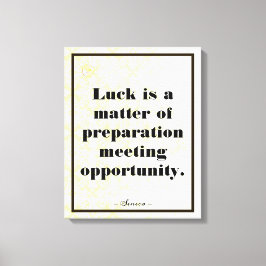 Unternehmensmotivation Seneca Typografie Leinwanddruck