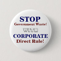 Unternehmensregierungs-Button