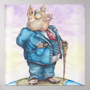 Unternehmensschwein Poster