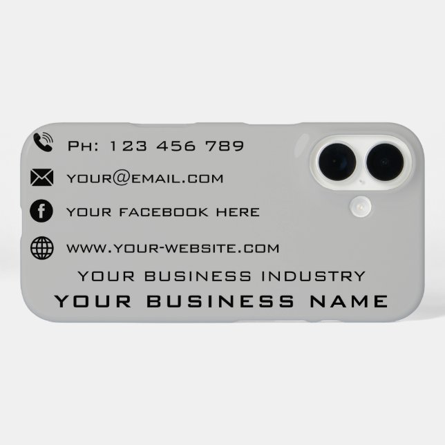 Unternehmenstext Info zum iPhone-Fall Ihrer Visite Case-Mate iPhone Hülle (Rückseite (Horizontal))