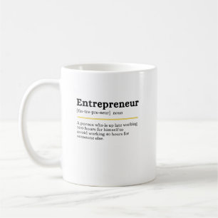 Unternehmer Kaffeetasse