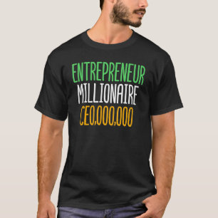 Unternehmer Millionär CEO 000 000 Business Ow T-Shirt