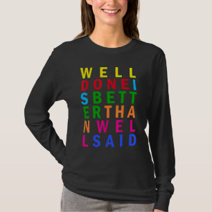 Unternehmer Motivierend Rainbow Inspiration Qu T-Shirt