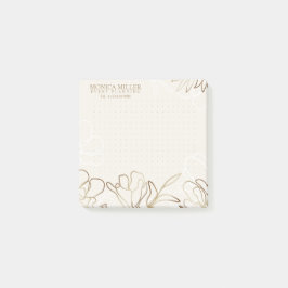 Unternehmerin Elegantes Notepad Post-it Klebezettel