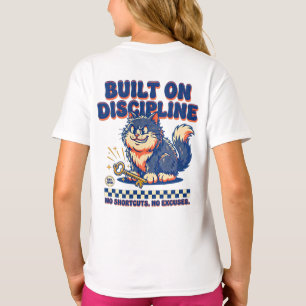 Unternehmerin Girl Boss - Retro Katzen Disziplin G T-Shirt