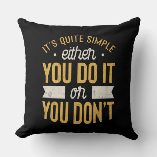Unternehmerin Motivierend Inspiration Sprichwort Kissen