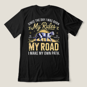 Unternehmerkatze Meine Regeln Meine Straße - Hustl Tri-Blend Shirt