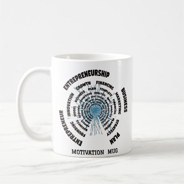 Unternehmermotivation Kaffeetasse (Links)