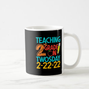 Unterricht 2. Klasse am zweitägigen 100 Tage 22 Fe Kaffeetasse