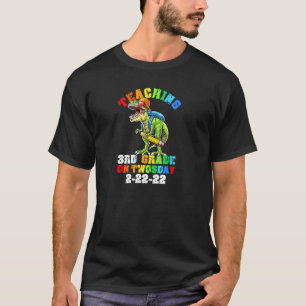 Unterricht 3. Klasse am 2. bis 22. bis 22. Tag Rex T-Shirt