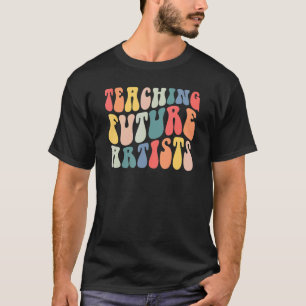 Unterricht für zukünftige Künstler Retro Groovy Le T-Shirt