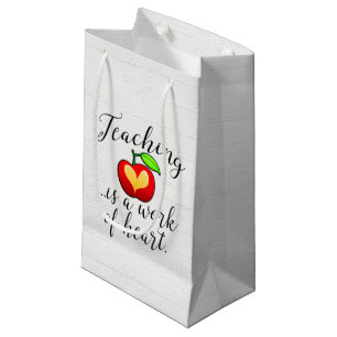 Unterricht ist eine Arbeit der Kleine Geschenktüte