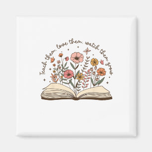 Unterrichte Lehrer Wildblume zurück zur Schule Ers Magnet