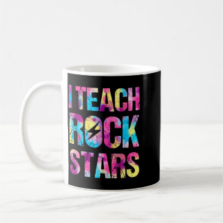 Unterrichte Rockstars-Shirt Lustiger Musiklehrer Z Kaffeetasse