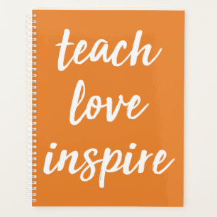 Unterrichten der Liebe Inspiriert Inspirationsph Planer
