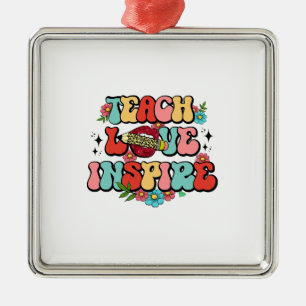 Unterrichten der Liebe Inspiriert Ornament Aus Metall