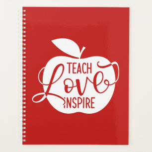 Unterrichten der Liebe Inspiriert Planer
