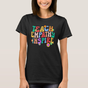 Unterrichten Empathie Inspiriert Retro-Lehrerin Fr T-Shirt