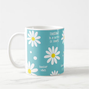 Unterrichten ist ein Werk der Herz-Tasse Kaffeetasse