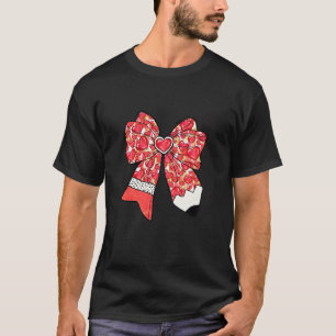 Unterrichten ist ein Werk des Herz Coquette Bow Le T-Shirt