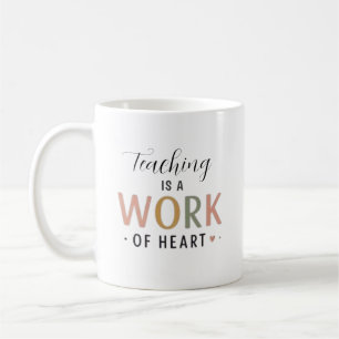Unterrichten ist eine Herzensangelegenheit  Kaffeetasse