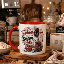 Unterrichten Ist Kein Scherz Weihnachts-Tasse, Lus