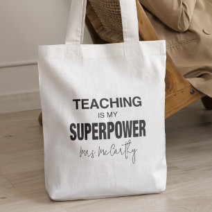 Unterrichten ist mein Personalisiertes Geschenk fü Tragetasche