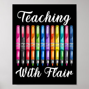 Unterrichten mit Flair Vorschullehrer Erster Tag V Poster