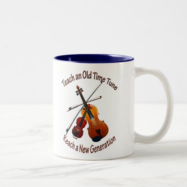 Unterrichten Sie alte Zeit-Tassen Zweifarbige Tasse (Rechts)