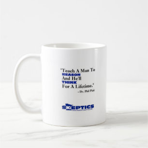 Unterrichten Sie einen Mann zu folgern… Tasse