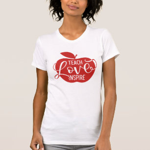 Unterrichten Sie Liebe inspirieren T-Shirt