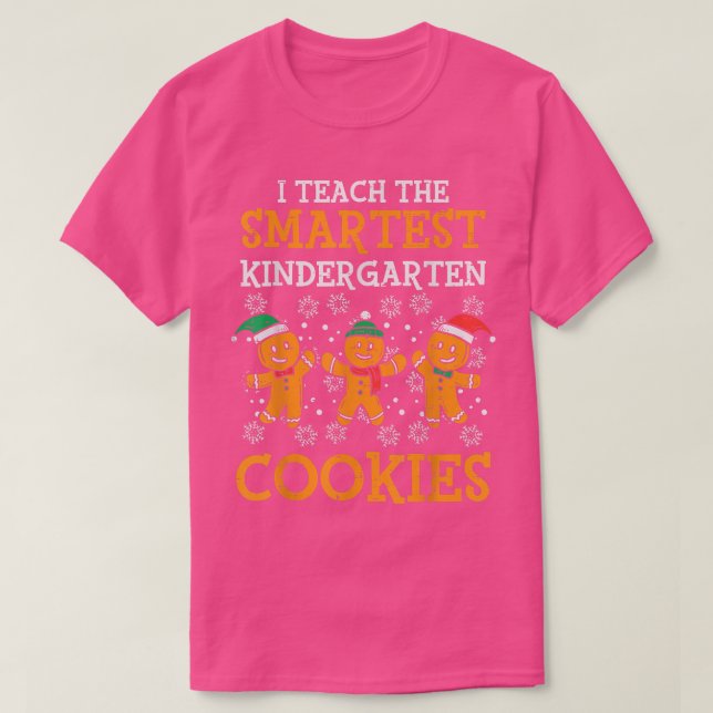 Unterrichten Sie Smartestes Kindergarten Cookies L T-Shirt (Design vorne)