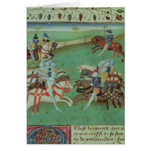 Unterrichtende Ritter zum zu turnieren