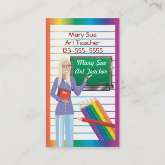 Unterrichtende Visitenkarte