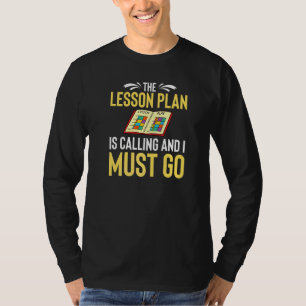 Unterrichtsplan Lehrer Vorschule Planer Schule 2 T-Shirt
