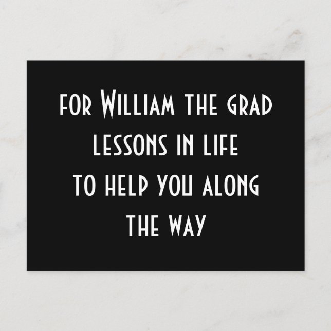 Unterrichtssprache Postkarte (Vorderseite)