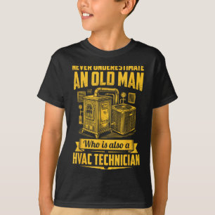 Unterschätze einen alten Mann, der auch ein HLK-Fa T-Shirt