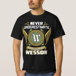 Unterschätze niemals die Macht eines Wesson T-Shirt