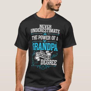 Unterschätze niemals die Macht von Opa mit schwul T-Shirt