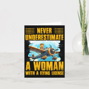 Unterschätze niemals eine Frau mit einer Fluglizen Karte