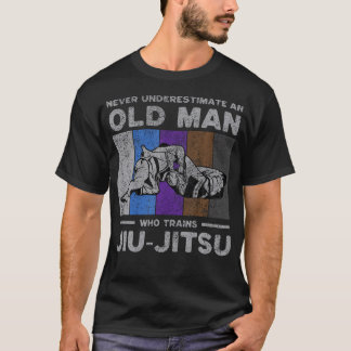 Unterschätze niemals einen alten Mann Brazilian Ji T-Shirt