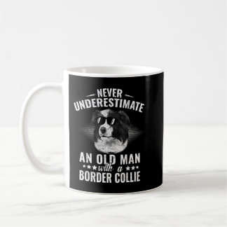 Unterschätze niemals einen alten Mann mit Border C Kaffeetasse